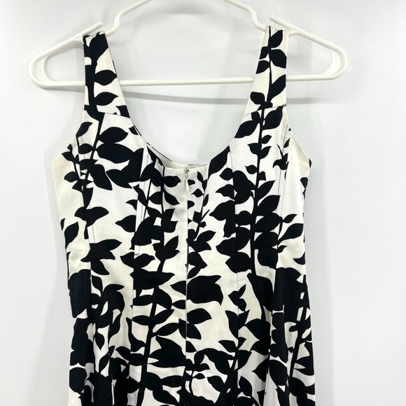 Nine West Floral Multicolor A-Line Midi Dress Women's 2P - Picture 7 of 8